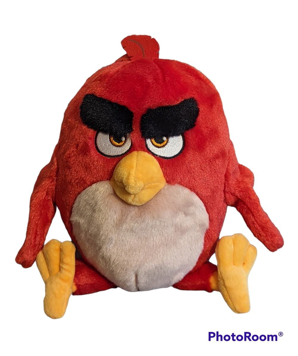 Angry Birds Movie 2016 Rovio 11" Talking Plush Cuddly Toy Red Funny Mobile Game